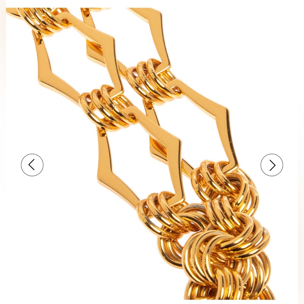 Prada Gold Python Whip Pietre Evening Clutch/Shou… - image 6